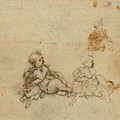 Studies For The Christ Child With A Lamb Drawing by Leonardo Da Vinci Studies For The Christ Child With A Lamb Drawing by Leonardo Da Vinci
