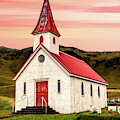 Sunset Chapel of Iceland Photograph by David Letts Sunset Chapel of Iceland Photograph by David Letts