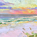 Sunset Gulfshores Painting by Jennifer Stottle Taylor