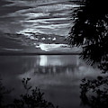 Sunset In Black And White Photograph by Tom Singleton Sunset In Black And White Photograph by Tom Singleton