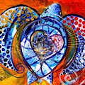 Sun Turtle, Sun Love, 2 Painting by J Vincent Scarpace Sun Turtle, Sun Love, 2 Painting by J Vincent Scarpace