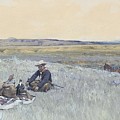 Swapping Lies Painting by Henry Farny Swapping Lies Painting by Henry Farny