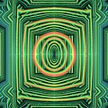 Symmetrical Fractal Abstract Illustration Photograph by Science Photo Library