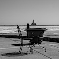 Table for one bw Photograph by Stuart Manning Table for one bw Photograph by Stuart Manning