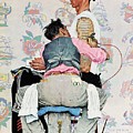 Tattoo Artist Painting by Norman Rockwell Tattoo Artist Painting by Norman Rockwell