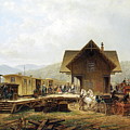 The 945 Train, 1867 Painting by Edward Lamson Henry