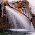 The Basin, Close Up In A Winter Storm Photograph by Jeff Sinon The Basin, Close Up In A Winter Storm Photograph by Jeff Sinon