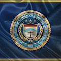 The Bureau of Alcohol, Tobacco, Firearms and Explosives - A T F Seal over Flag Digital Art by Serge Averbukh The Bureau of Alcohol, Tobacco, Firearms and Explosives - A T F Seal over Flag Digital Art by Serge Averbukh