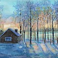 The Color of Winter is White ? Painting by Ina Petrashkevich The Color of Winter is White ? Painting by Ina Petrashkevich