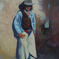 The Cowgirl Painting by Carolyne Hawley The Cowgirl Painting by Carolyne Hawley