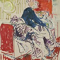 The Death Of The Bohemian Painting by Edvard Munch The Death Of The Bohemian Painting by Edvard Munch