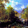 The Emerald Pool - Digital Remastered Edition by Albert Bierstadt The Emerald Pool - Digital Remastered Edition by Albert Bierstadt