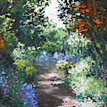 The Garden Painting by Anthony Falbo The Garden Painting by Anthony Falbo
