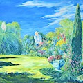The Gardener Painting by ML McCormick The Gardener Painting by ML McCormick