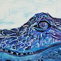 The Gator Blues Painting by Ann Frederick The Gator Blues Painting by Ann Frederick