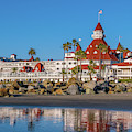 The Hotel del Coronado Beach Reflection San Diego Photograph by Robert Bellomy The Hotel del Coronado Beach Reflection San Diego Photograph by Robert Bellomy