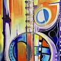 The Instrument Painting by Olumide Egunlae The Instrument Painting by Olumide Egunlae