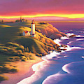 The Light House Painting by Robin Moline The Light House Painting by Robin Moline