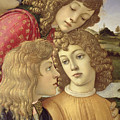 The Madonna Of The Magnificat, Detail Of Three Boys, 1482 by Sandro Botticelli The Madonna Of The Magnificat, Detail Of Three Boys, 1482 by Sandro Botticelli