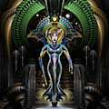 The Majesty Of Trilia Fractal Fantasy Portrait Digital Art by Rolando Burbon The Majesty Of Trilia Fractal Fantasy Portrait Digital Art by Rolando Burbon
