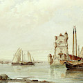 The Mouth Of The Tagus, Lisbon by Arthur Joseph Meadows The Mouth Of The Tagus, Lisbon by Arthur Joseph Meadows