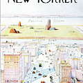 The New Yorker - March 29, 1976 by Saul Steinberg The New Yorker - March 29, 1976 by Saul Steinberg