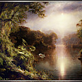 The River of Light by Frederic Edwin Church Painting by Rolando Burbon The River of Light by Frederic Edwin Church Painting by Rolando Burbon