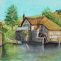 The Shire Painting by Karen Fleschler The Shire Painting by Karen Fleschler
