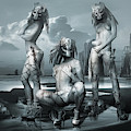 The three graces Gods and heroes series Digital Art by George Grie The three graces Gods and heroes series Digital Art by George Grie
