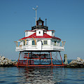 Thomas Point Shoal Light Photograph by Mark Duehmig Thomas Point Shoal Light Photograph by Mark Duehmig