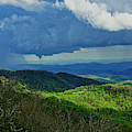 Thunder Mountain Overlook distant rain Photograph by Meta Gatschenberger Thunder Mountain Overlook distant rain Photograph by Meta Gatschenberger