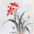 Tiger Lily Painting by Chikutei Tiger Lily Painting by Chikutei