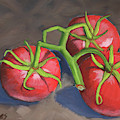 Tomatoes Painting by Kevin Hughes Tomatoes Painting by Kevin Hughes