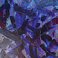 Transitions with Blue and Magenta Painting by Dean Triolo Transitions with Blue and Magenta Painting by Dean Triolo