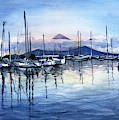 Twilight at Horta Azores Painting by Dora Hathazi Mendes Twilight at Horta Azores Painting by Dora Hathazi Mendes
