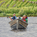 Two Boys and a Boat Painting by Marilyn McNish Two Boys and a Boat Painting by Marilyn McNish