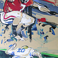 UGA vs Notre Dame 2019 Painting by John Gholson UGA vs Notre Dame 2019 Painting by John Gholson
