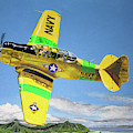 U S Navy S N J 6- Kaneohe Bay Painting by Karl Wagner U S Navy S N J 6- Kaneohe Bay Painting by Karl Wagner