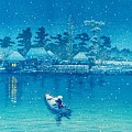 Ushibori - Top Quality Image Edition by Kawase Hasui Ushibori - Top Quality Image Edition by Kawase Hasui