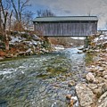 Village Covered Bridge Photograph by Steve Brown Village Covered Bridge Photograph by Steve Brown