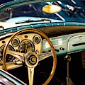 Vintage blue car Photograph by Top Wallpapers Vintage blue car Photograph by Top Wallpapers