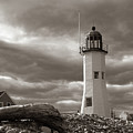 Vintage image of Scituate Lighthouse Photograph by Jeff Folger Vintage image of Scituate Lighthouse Photograph by Jeff Folger