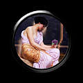 Violets, Sweet Violets by John Godward LM Shift Painting by Rolando Burbon Violets, Sweet Violets by John Godward LM Shift Painting by Rolando Burbon