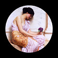Violets, Sweet Violets by John William Godward Painting by Rolando Burbon Violets, Sweet Violets by John William Godward Painting by Rolando Burbon