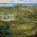 'Vista caballera del Sitio de Breda', First half 17th century, Flemish School, Oi... Painting by Pieter Snayers -1592-1667- 'Vista caballera del Sitio de Breda', First half 17th century, Flemish School, Oi... Painting by Pieter Snayers -1592-1667-