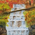 Wagner Falls Painting by Ann Frederick Wagner Falls Painting by Ann Frederick