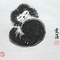 Warm Dog Painting by Carmen Lam Warm Dog Painting by Carmen Lam