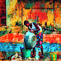 Wash Day African Art Photograph by Debra and Dave Vanderlaan Wash Day African Art Photograph by Debra and Dave Vanderlaan