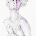 Watercolour portrait of a beautiful girl Painting by Dimitar Hristov Watercolour portrait of a beautiful girl Painting by Dimitar Hristov