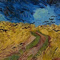 Wheatfield with Crows. Painting by Vincent van Gogh -1853-1890-
